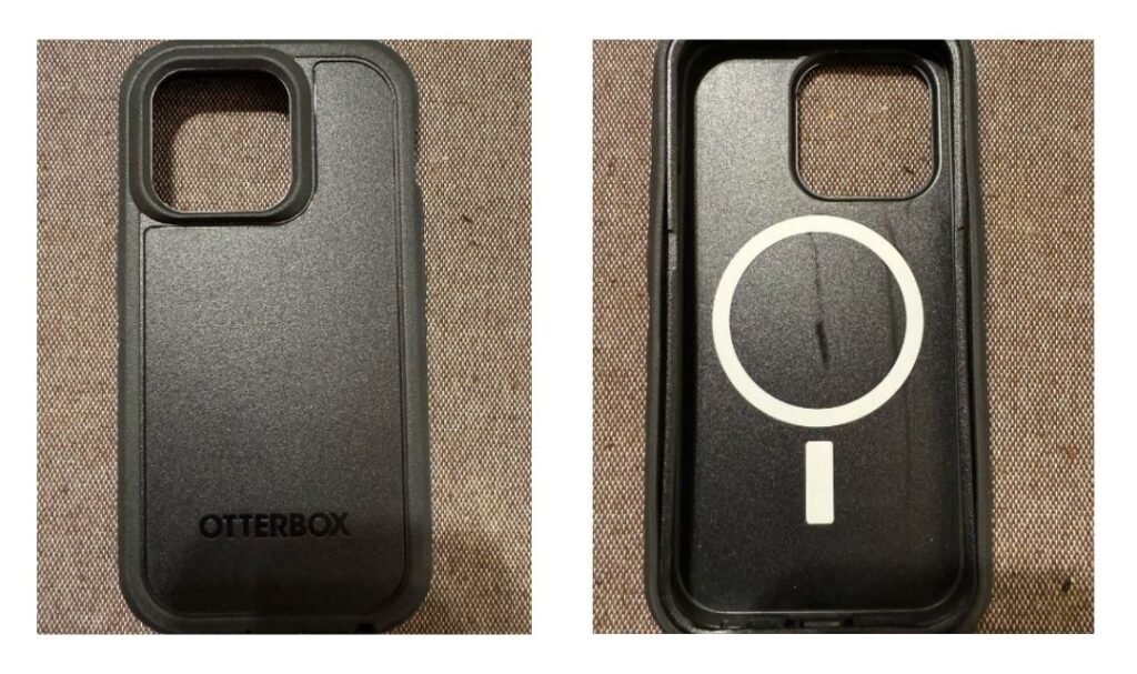 OtterBox-iPhone14proケースの実物写真