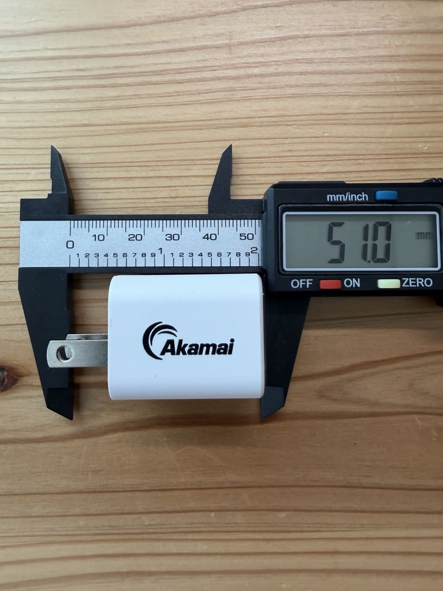 高さ51.0mmの実測