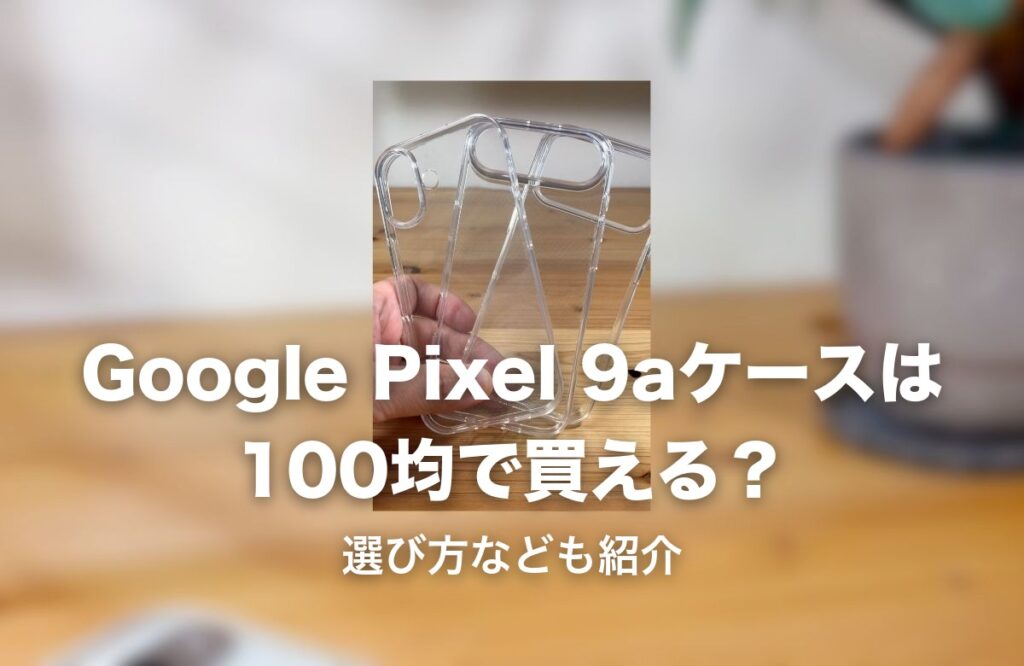 100均で購入したクリアケースの実物写真