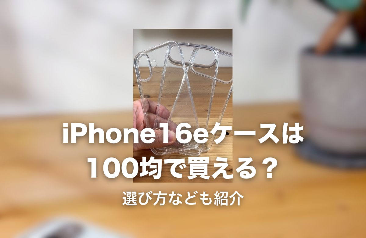 100均で購入したクリアケースの実物写真