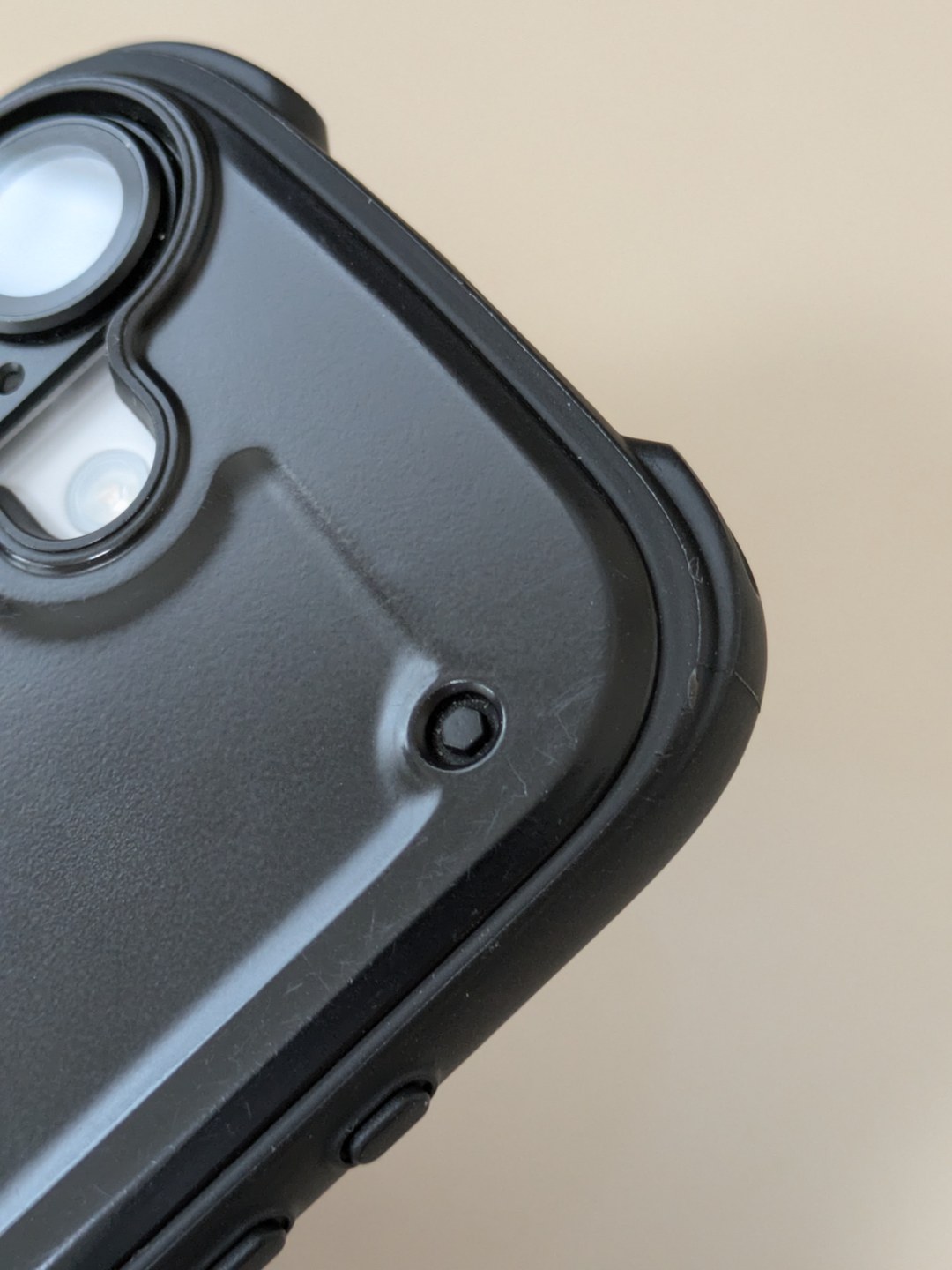 ROOT CO. GRAVITY Shock Resist(iPhone 17用・黒・約1年使用)