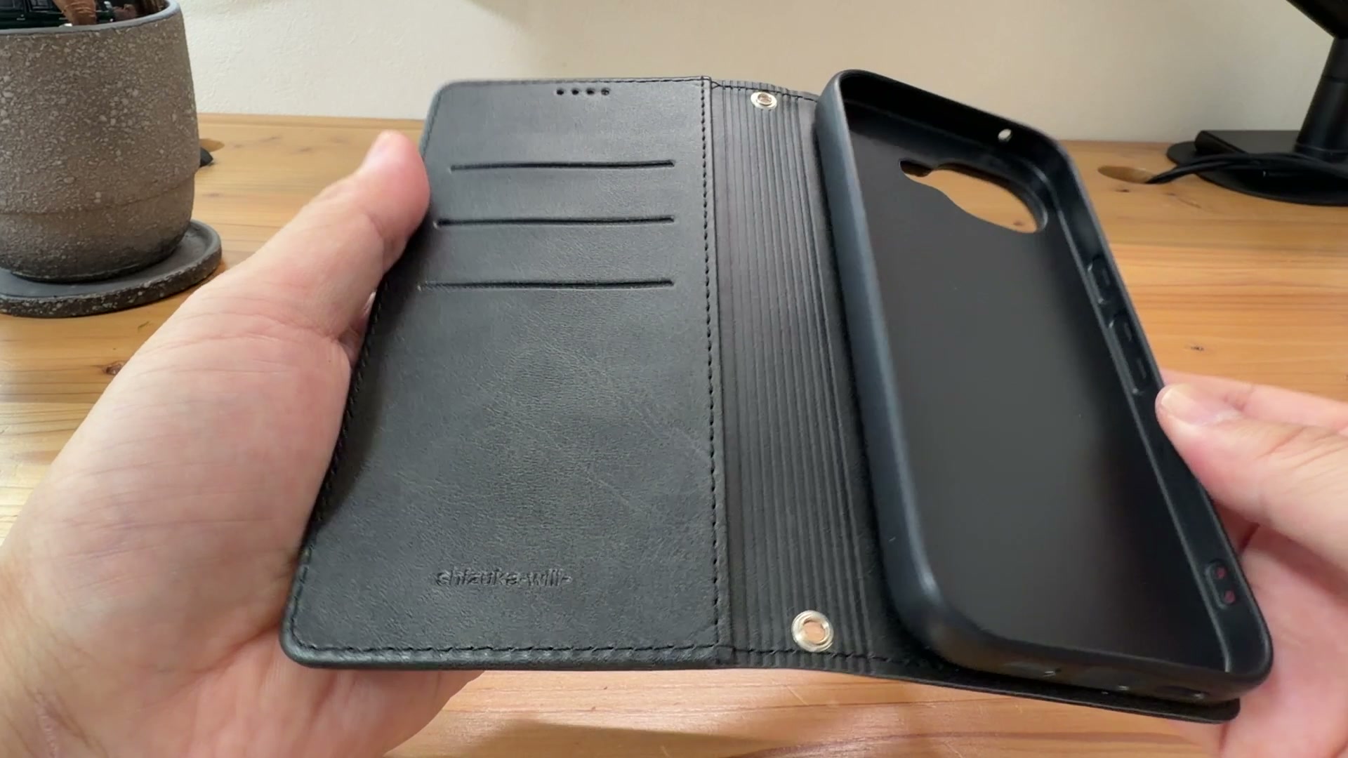 シズカウィル手帳型のカード収納
