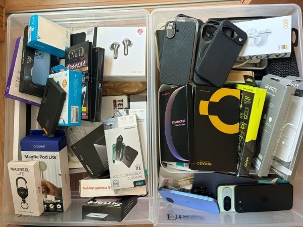 購入したアクセサリーは累計200点以上。売却済みのものを除いてもこの量です